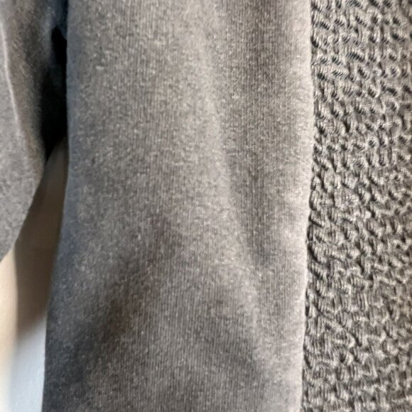 Tempo Paris Gray Cotton Open Front Jacket Silver Detail and Buttons S - Picture 5 of 13